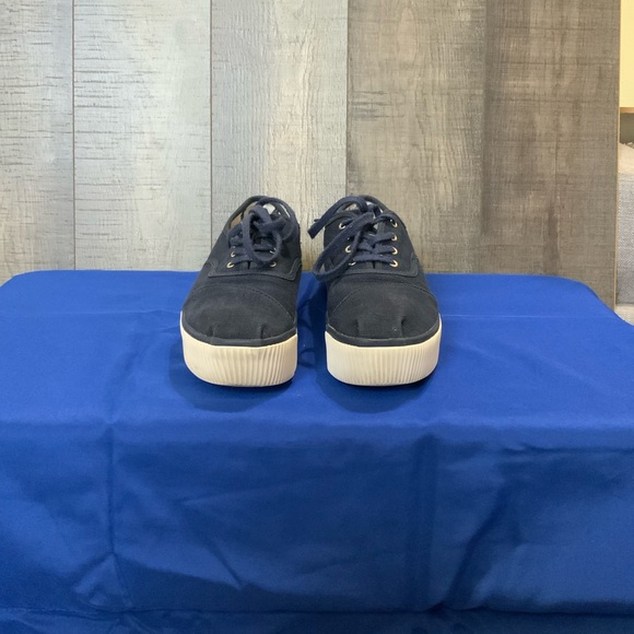 TOMS Cordones Boardwalk Platform Sneakers in Navy Blue size 8 women’s—pre-owned - Picture 3 of 9